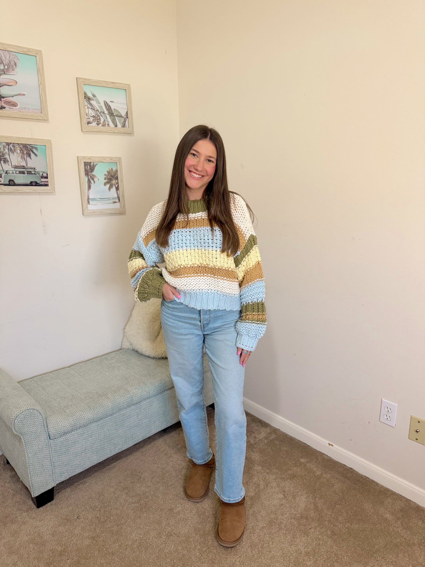 Oxford Chunky Knit Sweater