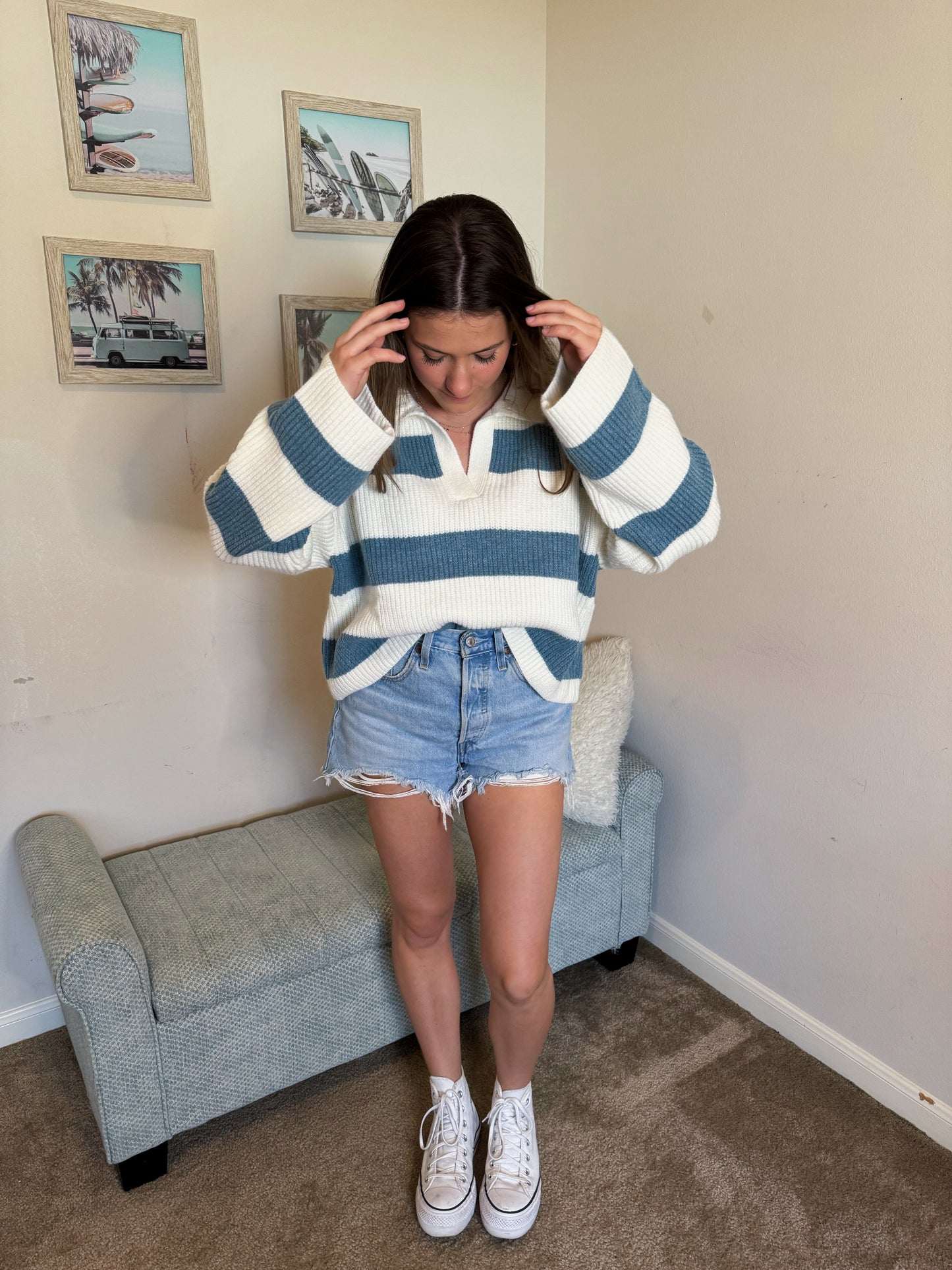 Cape Cod Stripped Sweater