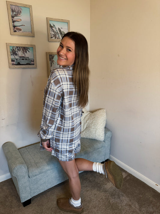 Plaid Romper