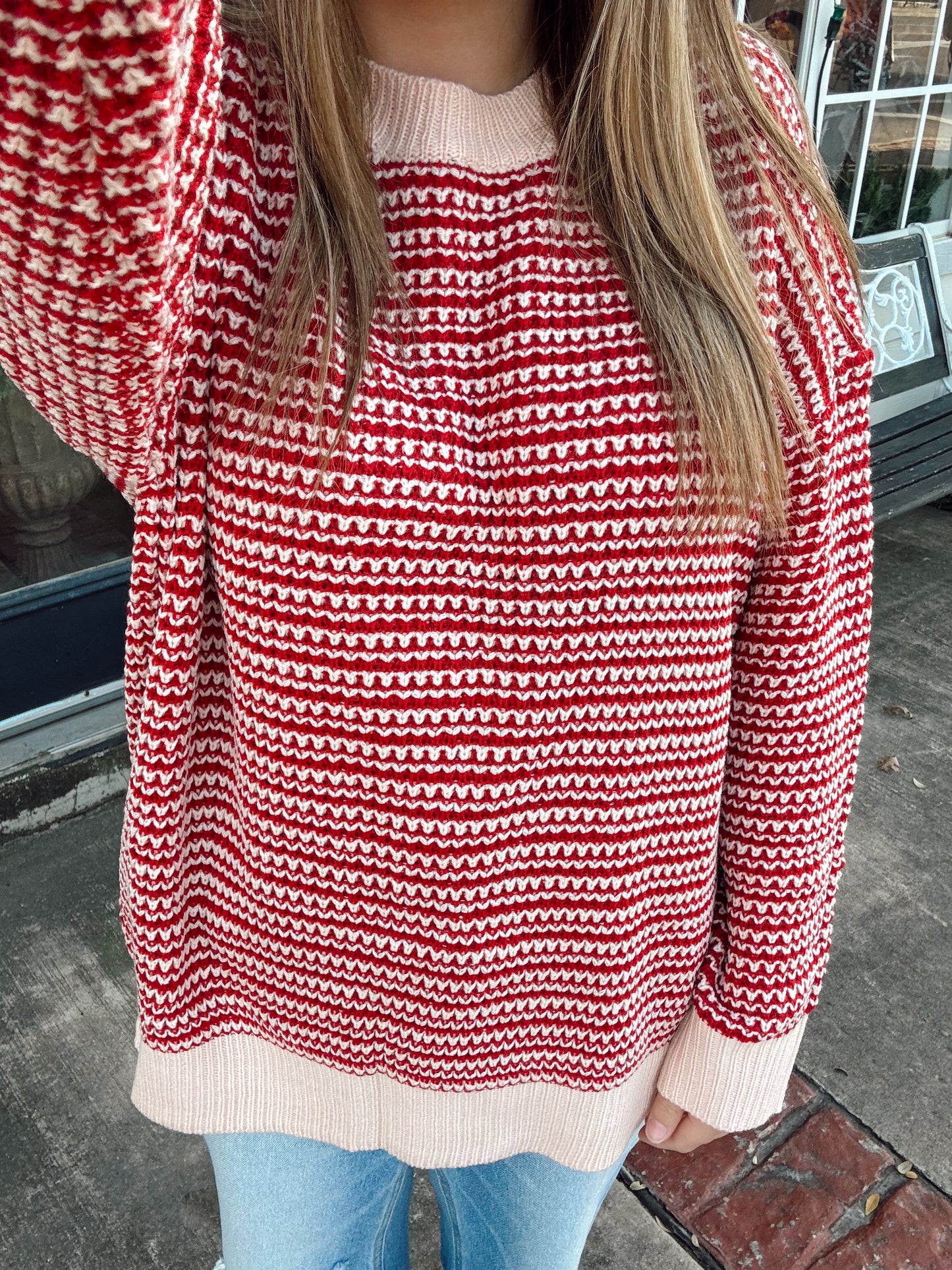 Candy Cane Sweater